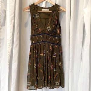 Butterfly floral dress